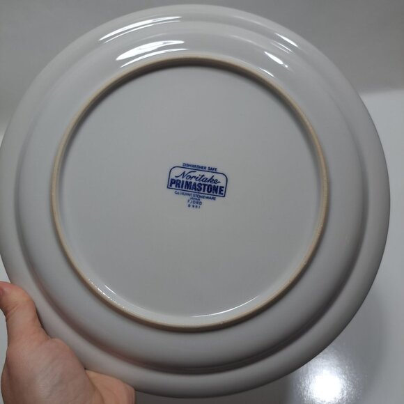 Noritake Prima stone Fjord Stoneware Dinner Plate Blue White Replacement - Picture 9 of 10